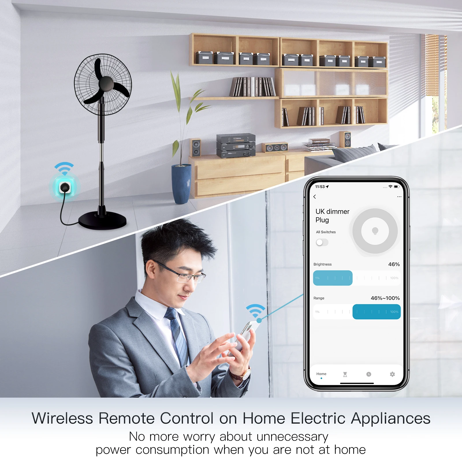 MOES Tuya WiFi スマートプラグ 調光可能な電源 - Smart Home Project のレビューと価格