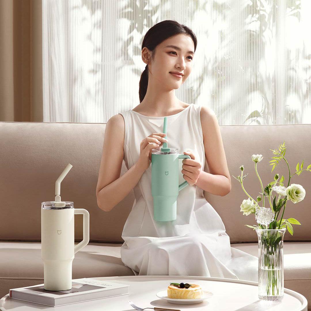 Xiaomi Mijia スマートストローカップ 1L 大容 - Smart Home Xiaomi Devices のレビューと価格