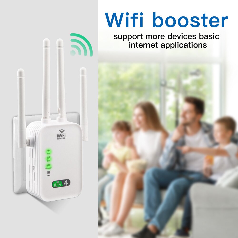 300m wifiリピーターwi-fiアンプ802.11n  - Smart Home Office のレビューと価格
