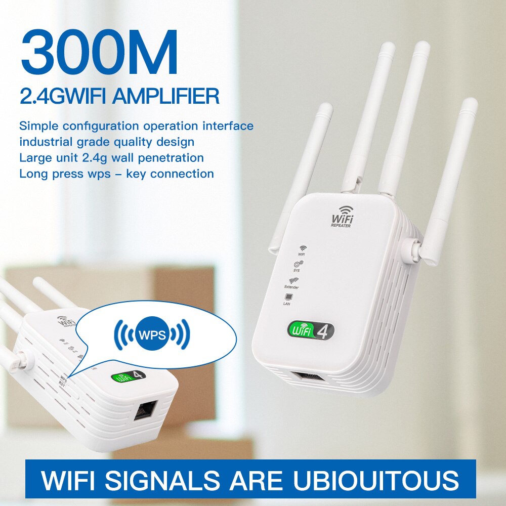 300m wifiリピーターwi-fiアンプ802.11n  - Smart Home Office のレビューと価格