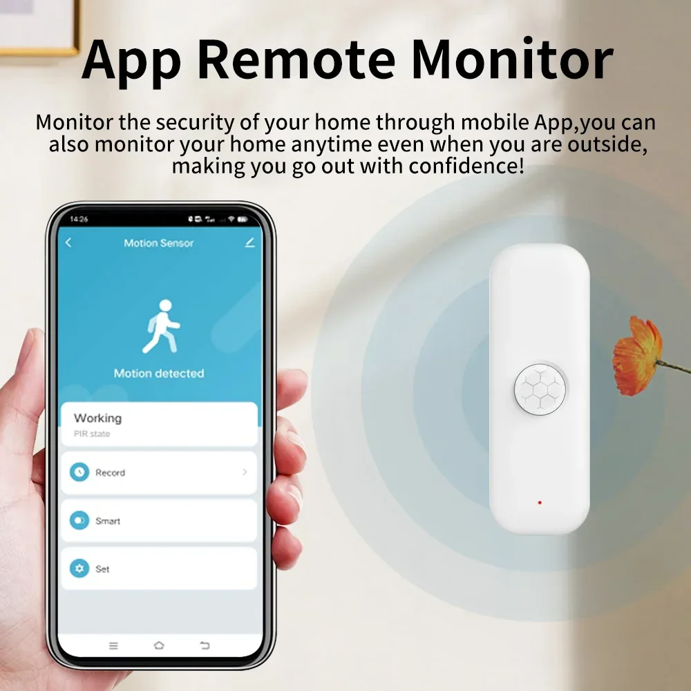 Tuya-Pirモーションセンサー,家庭用盗難防止デバイス, - Smart Home Integration のレビューと価格