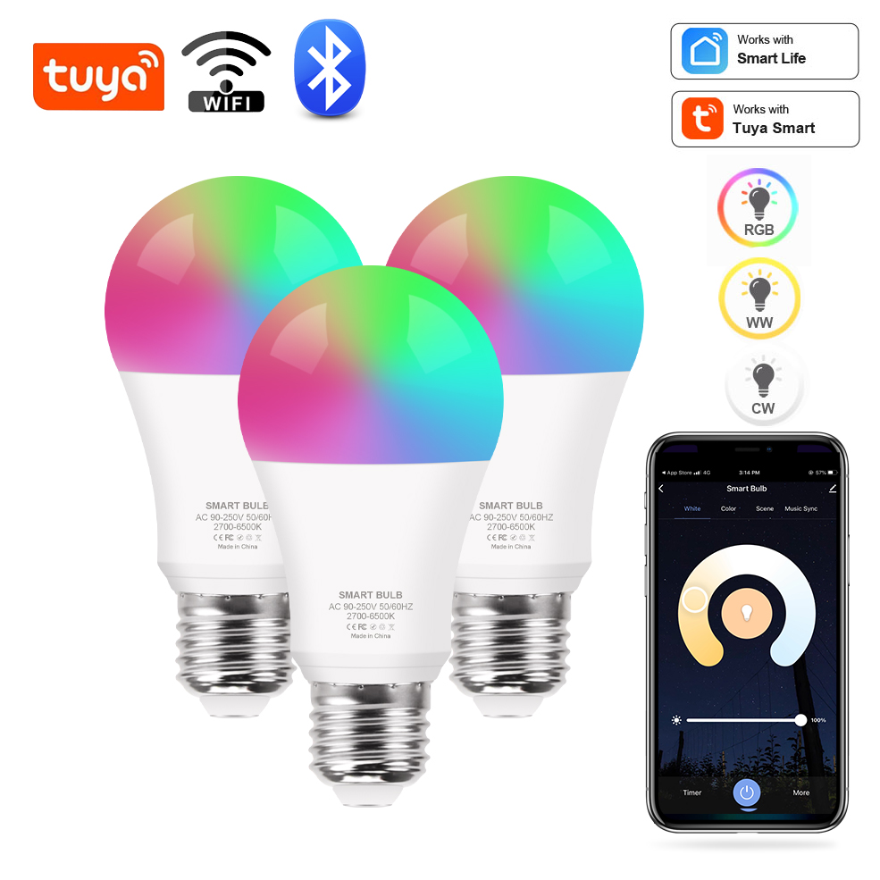 Tuya Wifi/Bluetooth スマート電球 Ale - Smart Bulb のレビューと価格