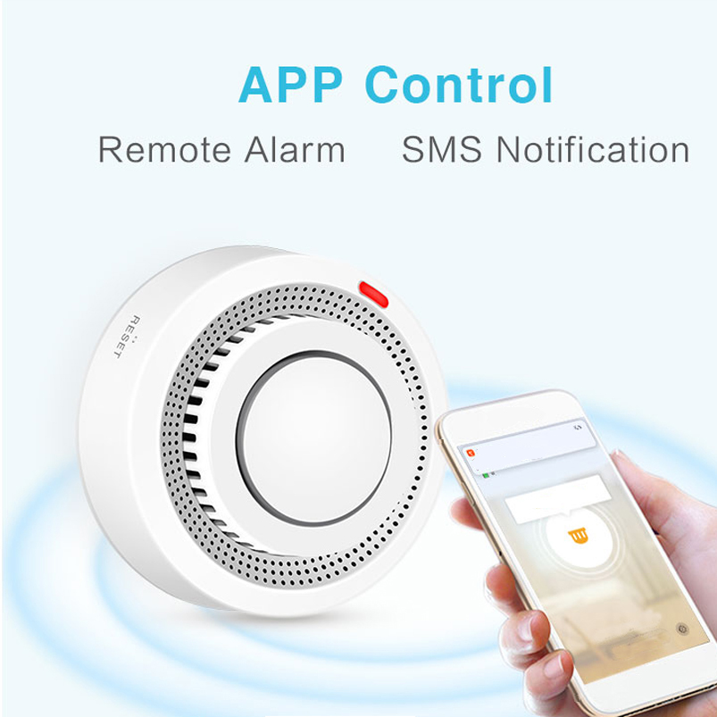 WiFi/Zigbee 煙探知センサー火災警報器は Tuya - Smart Smoke Detector のレビューと価格