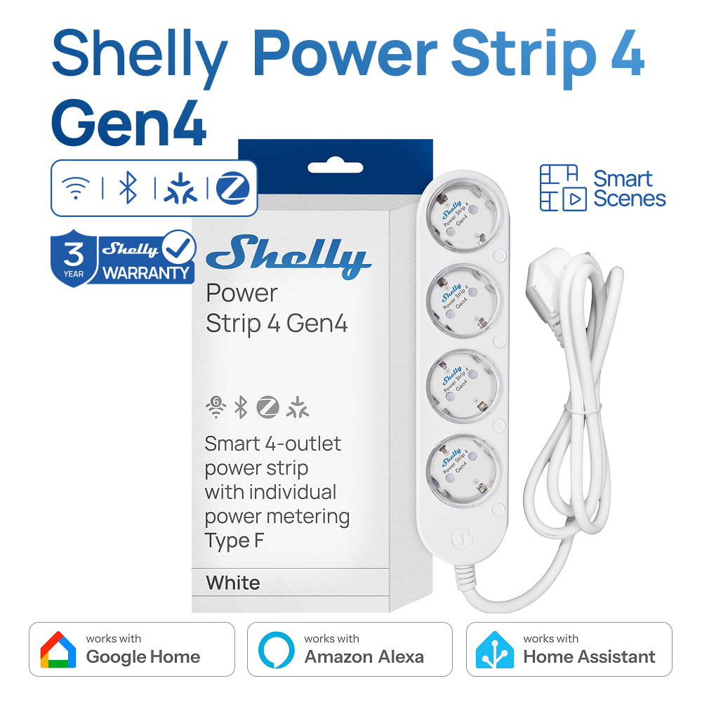 シェリー電源タップ 4 Gen4 スマートプラグ Zigbe - Smart Power Strip のレビューと価格